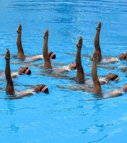 México gana tercer oro en nado sincronizado en Barranquilla