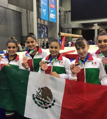 Paulina Campos logra bronce con el equipo de gimnasia artística en Barranquilla 2018