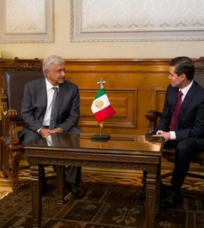 Peña Nieto ofrece a AMLO transición ordenada y eficiente