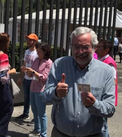#Video: Rector de la UNAM sufraga y hace un llamado a la reconciliación