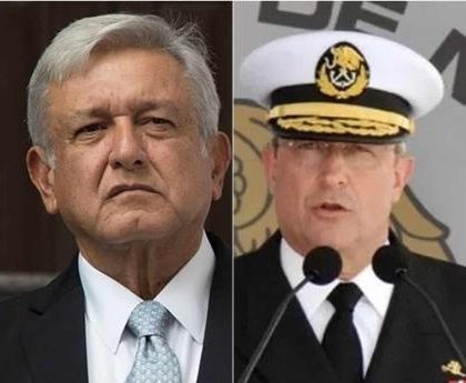 López Obrador se reúne con el titular de Marina