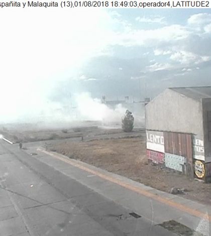 Alarma incendio de hierba seca en Río Españita y Nava