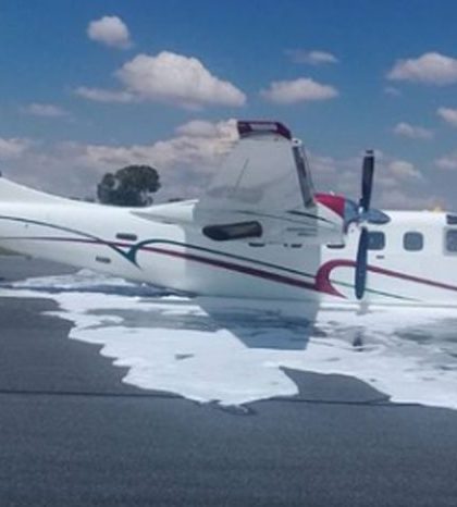 Aterriza de emergencia avión en Zacatecas