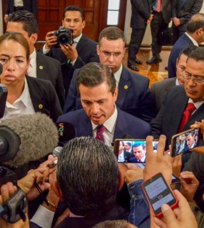 Objetivo de dar paz a mexicanos no se alcanzó, afirma Peña Nieto