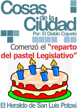 Cosas de la Ciudad: comenzo el «reparto del pastel Legislativo»