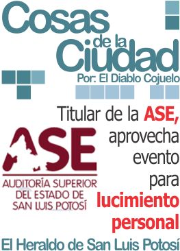Cosas de La Ciudad: Titular de la ASE, aprovecha evento para lucimiento personal