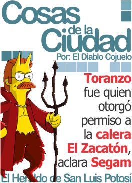 Cosas de la Ciudad: Toranzo fue quien otorgó permiso a la calera El Zacatón, aclara Segam