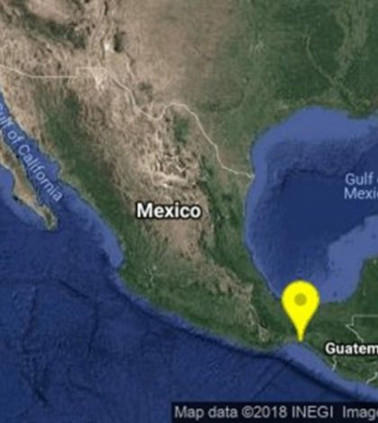 Se registra sismo en Chiapas de magnitud 5.4