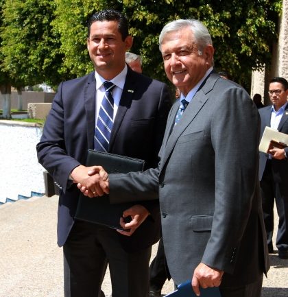 López Obrador se reúne con gobernador de Guanajuato