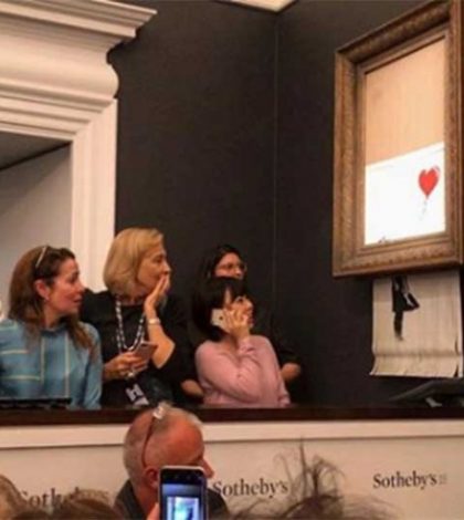 Así preparó Banksy la autodestrucción de su ‘Niña con globo’