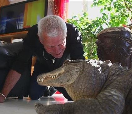 Este francés comparte su casa con 400 reptiles