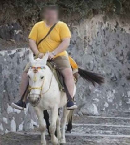 Prohíben a ‘turistas gordos’ montar burros en Grecia