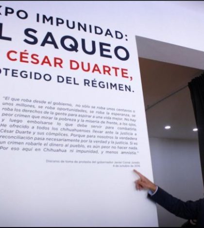 Gobierno de Chihuahua «expone» al ex gobernador César Duarte
