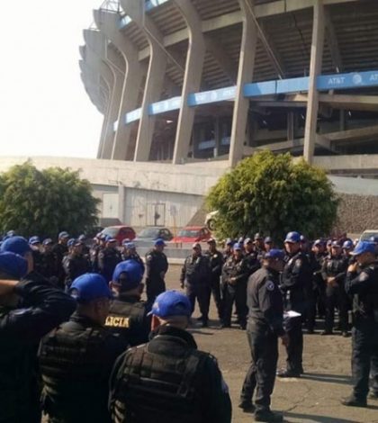 Resguardan 5 mil policías final en el Estadio Azteca