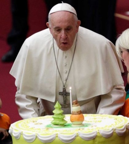 El Papa festeja su cumpleaños por anticipado