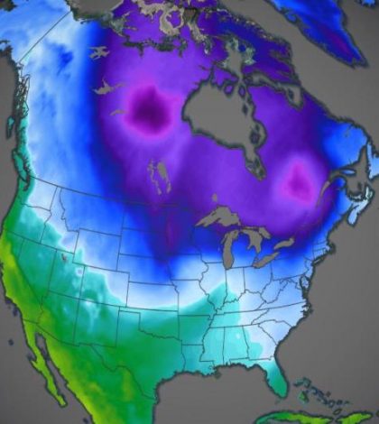 El 75% de EE.UU. sufrirá temperaturas bajo cero esta semana