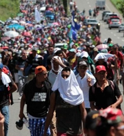 Caravana de migrantes centroamericanos arribará a SLP este viernes