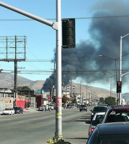 Impactantes imágenes del incendio en fábrica de Tijuana