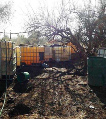 Decomisan 51 mil litros de huachicol en Sonora