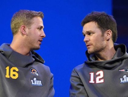 Tom Brady le niega un consejo a Jared Goff