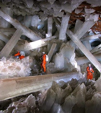 La mágica cueva de los Cristales en México