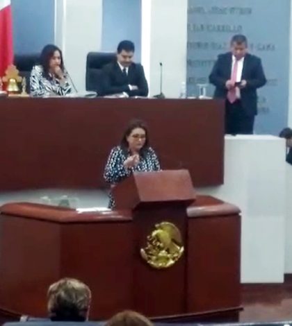 Diputada denuncia en Congreso violencia política deNava en contra de la regidora Ana Pineda