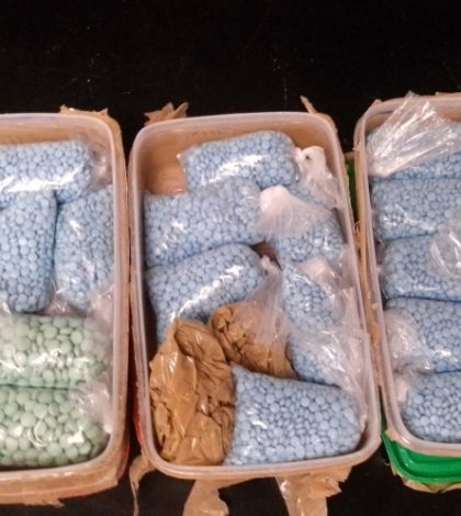 PF halla casi 70 kilos de metanfetamina en paquetería de Sonora