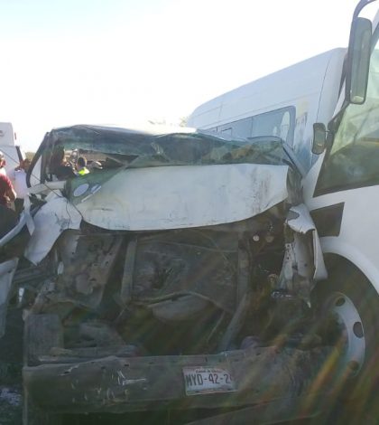 “Carambola” de siete vehículos en la carretera a México deja 10 lesionados (FOTOS y VIDEO)