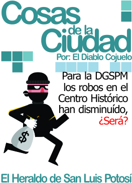Cosas de la ciudad: Para la DGSPM los robos en el Centro Histórico han disminuído. ¿Será!