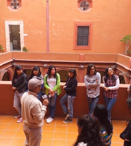 Realizan recorrido “Del trompe-l´oeil al trampantojo” en el Centro Histórico de San Luis Potosí