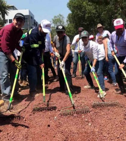 Habrá parque lineal sobre vías del tren, anuncia Sheinbaum