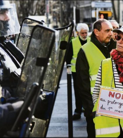 Los “chalecos amarillos”, otra vez en las calles en Francia