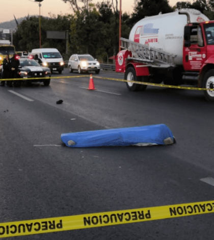 Hombre muere atropellado en la autopista México-Pachuca