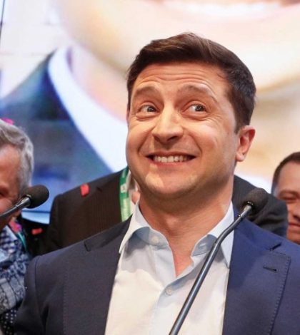 Comediante se perfila como nuevo presidente de Ucrania