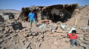 Suman dos los  muertos por temblor   de 8 grados en Perú
