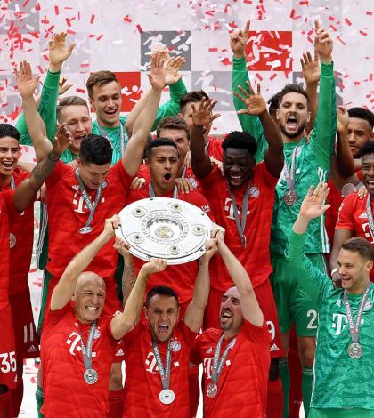Bayern Múnich conquista su séptima Bundesliga consecutiva