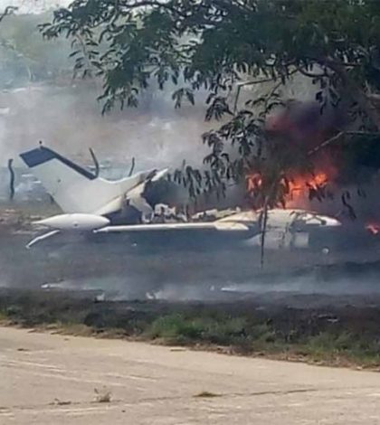 Se desploma avioneta en Tres Valles, Veracruz