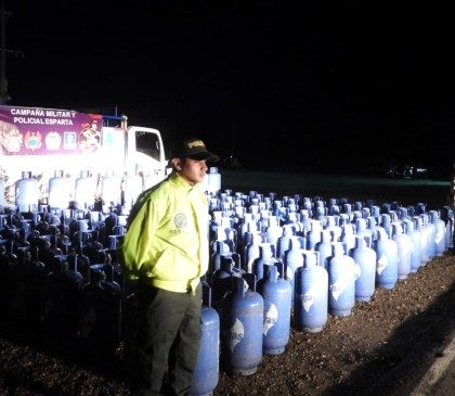 Ejército y policías recuperan cilindros de gas robados en Catatumbo