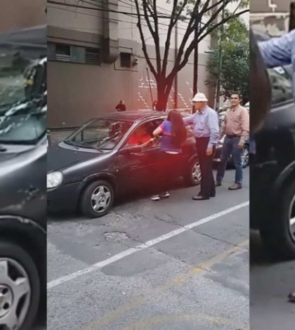 #Video: Le pegan a su auto y surge #LadyHisteria en la Benito Juárez
