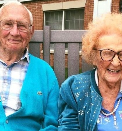 Tenían más de 100 años y se casaron,  llevaban 1 año de novios