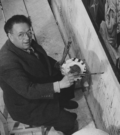Arruinan cuatro murales de Diego Rivera durante obras de remodelación en la SEP