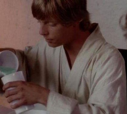 A esto sabe la leche verde que toma Luke Skywalker en Star Wars