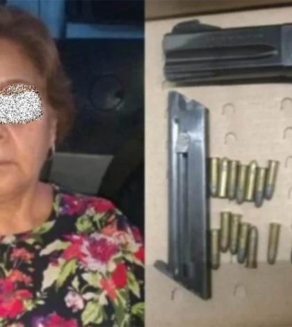 Detienen a abuelita con armas y cartuchos en Guanajuato