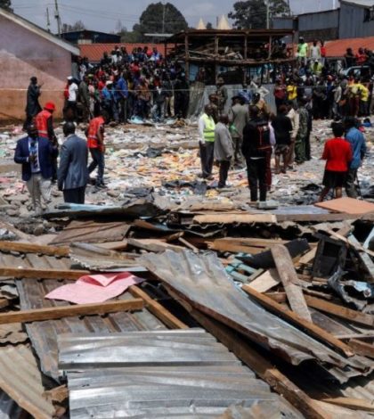 Derrumbe en escuela de Nairobi deja al menos 7 niños muertos y 64 heridos