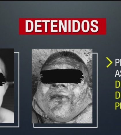 Golpean y detienen a dos presuntos delincuentes tras asaltar a microbusero en Taxqueña