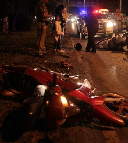 Motociclista atropellado y muerto en Xicoténcatl