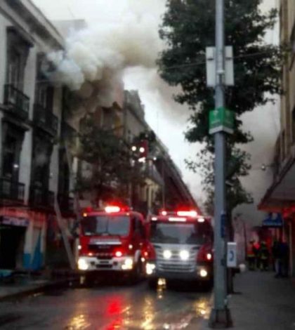 #Video: Se registra incendio en la colonia Centro