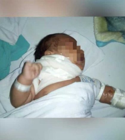 Cohete perdido quema a bebé de un mes de nacido, en NL