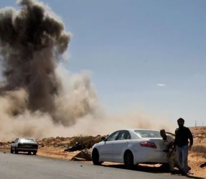 Bombardeo en escuela  militar de Libia deja 42 muertos