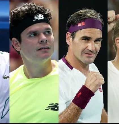 Djokovic-Raonic y  Federer-Sandgren, a cuartos de final